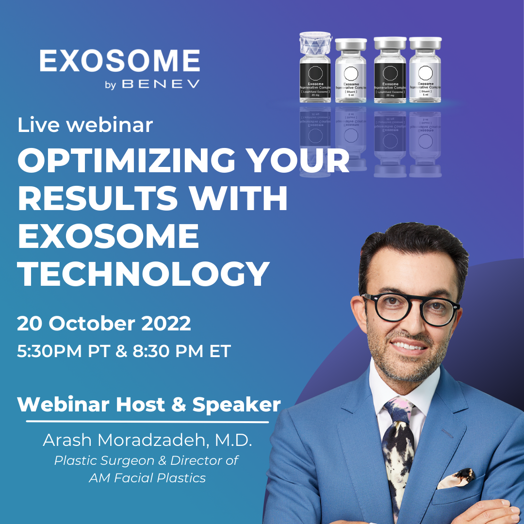 EXOSOME WEBINAR: Optimizing Your Result With Exosome Technology